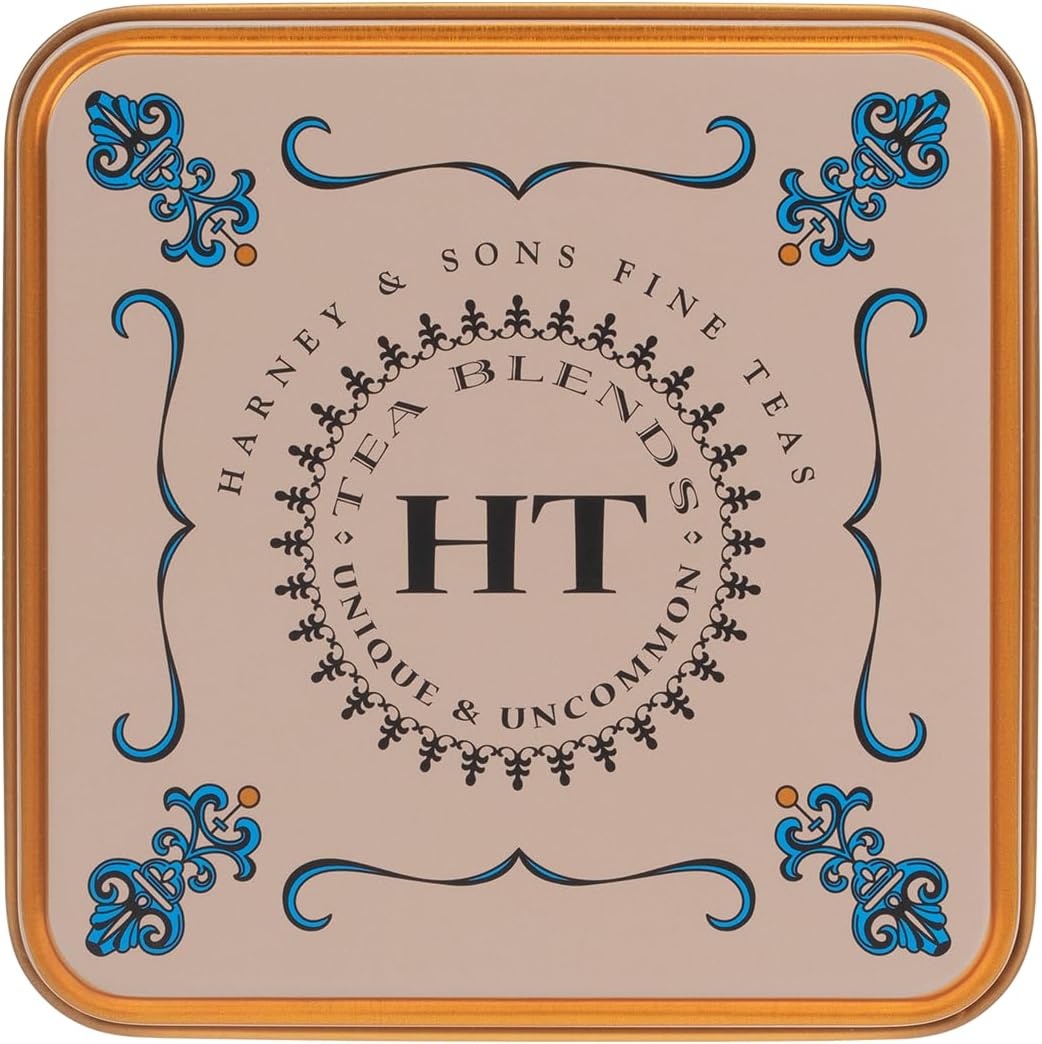 Harney & Sons HT Horchata Oolong Tea, 20 Sachets in Tin | Oolong tea with cinnamon, vanilla and creamy horchata-inspired flavor. Contains caffeine. - Image 4
