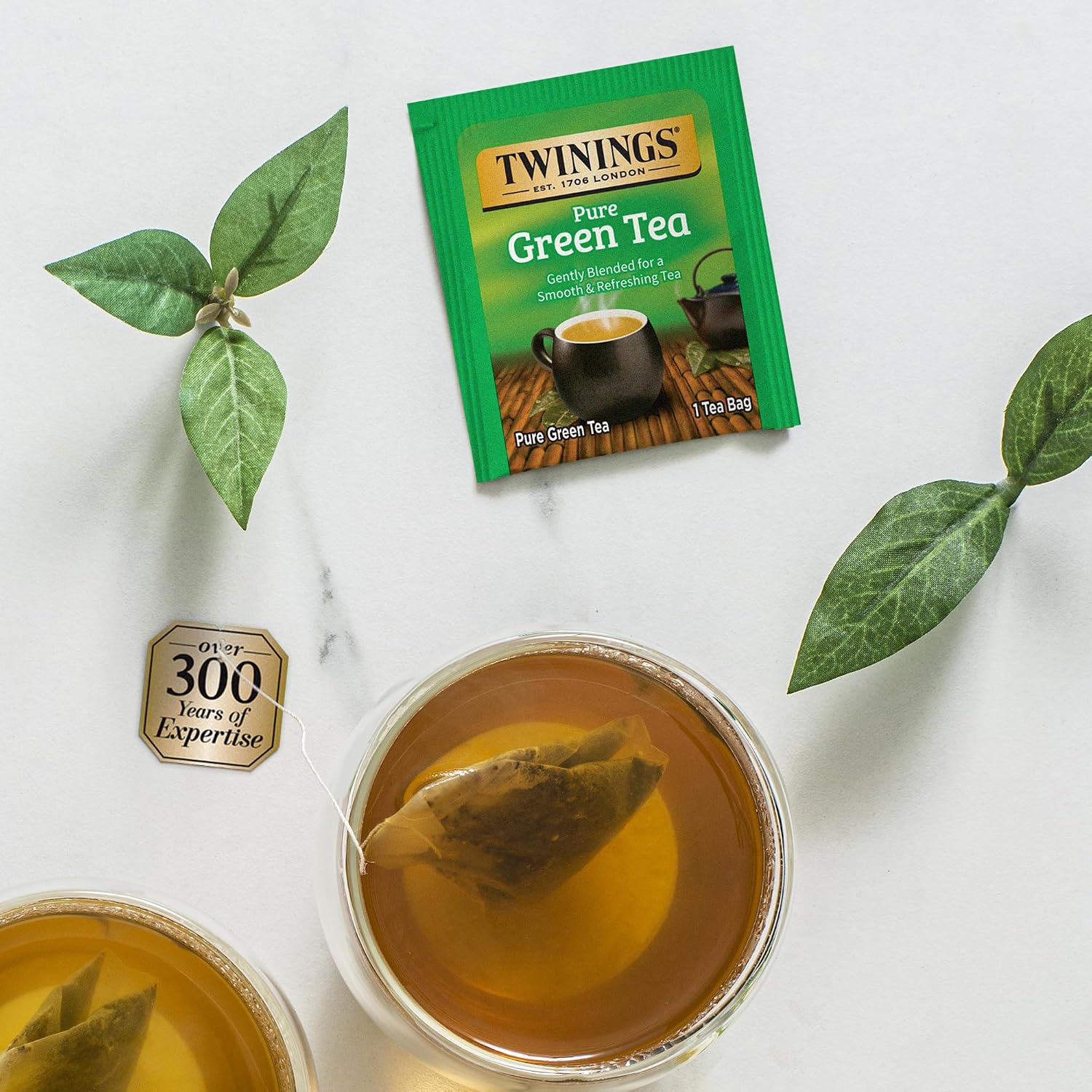 Twinings Tea Sampler Collection – 80 Tea Bags, 20 Flavours/Assorted Tea, Gift Set in Decorative Bamboo Box – Wooden Organizer Tea Chest Included – Ideal for Home, Office, Family & Friends (Bamboo Box) - Image 3
