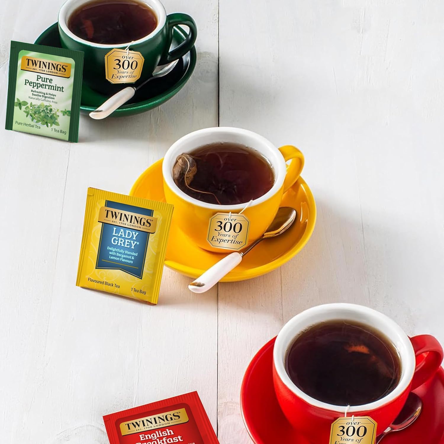 Twinings Tea Sampler Collection – 80 Tea Bags, 20 Flavours/Assorted Tea, Gift Set in Decorative Bamboo Box – Wooden Organizer Tea Chest Included – Ideal for Home, Office, Family & Friends (Bamboo Box) - Image 6
