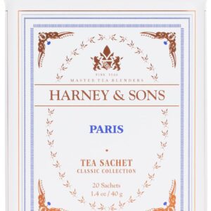 Harney & Sons Classic Paris Black Tea, 20 Sachets in Tin