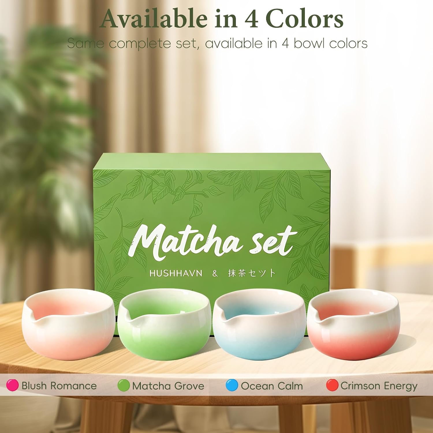 Matcha Whisk Set, Ceramic Matcha Set Includes Bowl & Holder, Bamboo Whisk (Chasen), Scoop, Spoon and Sifter, 6PCS Matcha Kit Covers Everything Needed for Making Matcha (Green) - Image 9